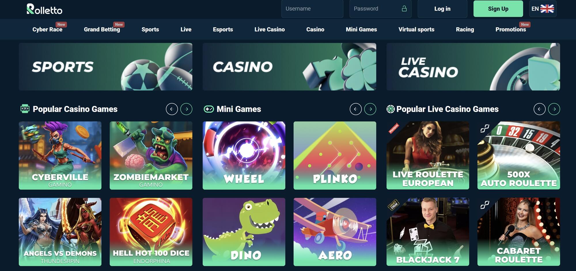 slots at rolletto